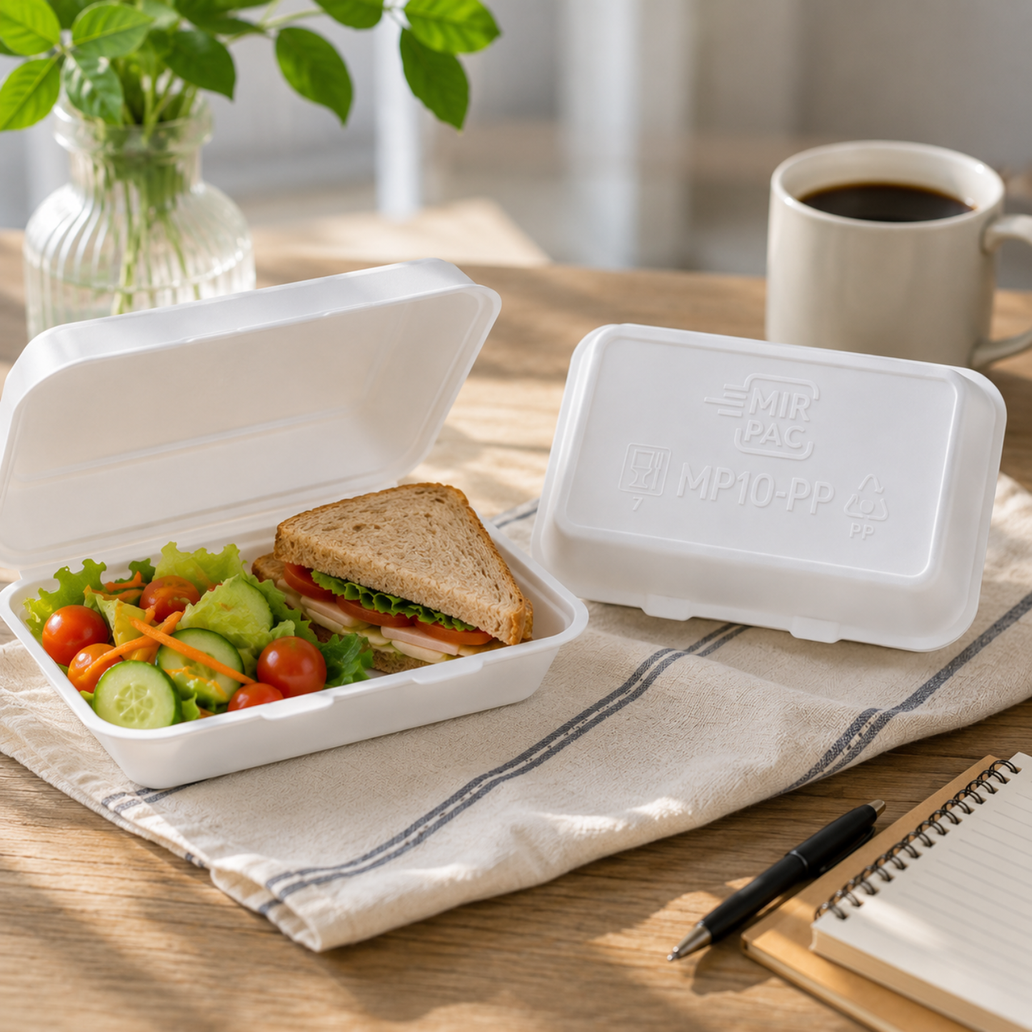 MP9 Next Gen Foam Box- Takeaway Containers
