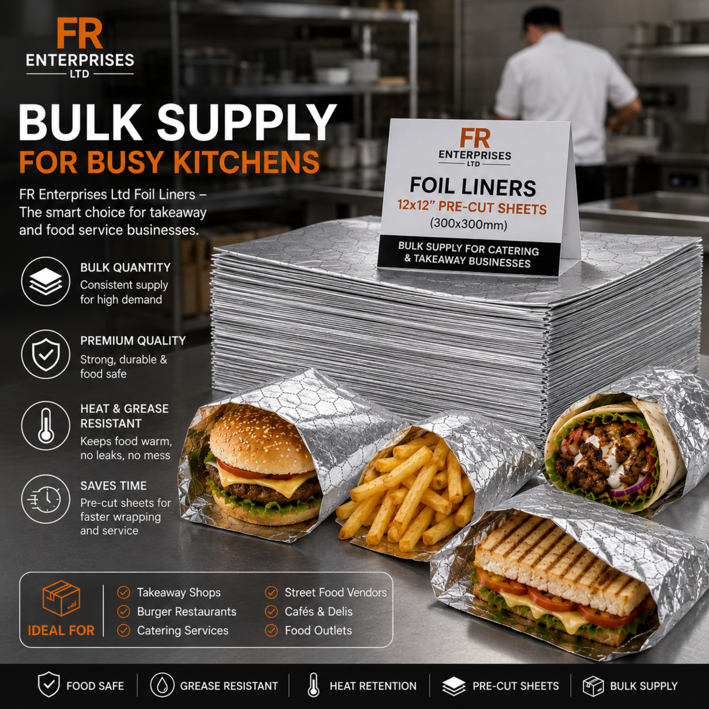 Foil Liners- 12X12