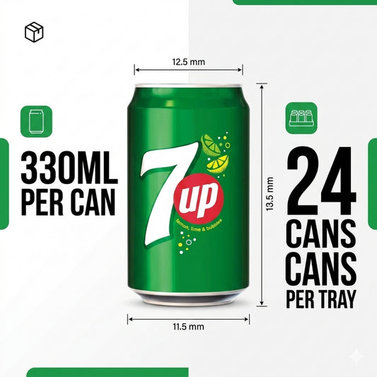 CAN 7up 24X330ML GB