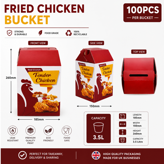 FC4 Chicken Bucket Leak-Resistant & Eco-Friendly