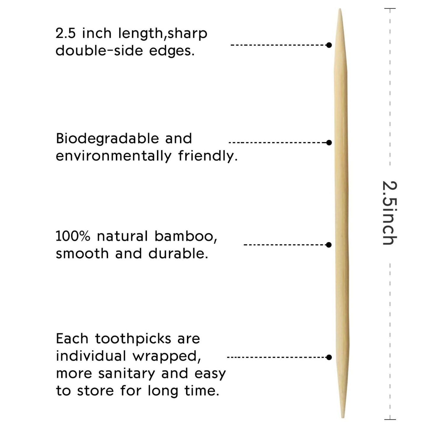 Raha Toothpicks Paper Wrapped