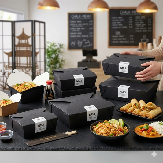 The Ultimate Eco-Friendly Black Takeaway Box | Sturdy & Leak-Proof