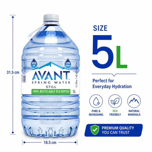 Avant Natural Spring Water 5 Liter (Pack of 3)
