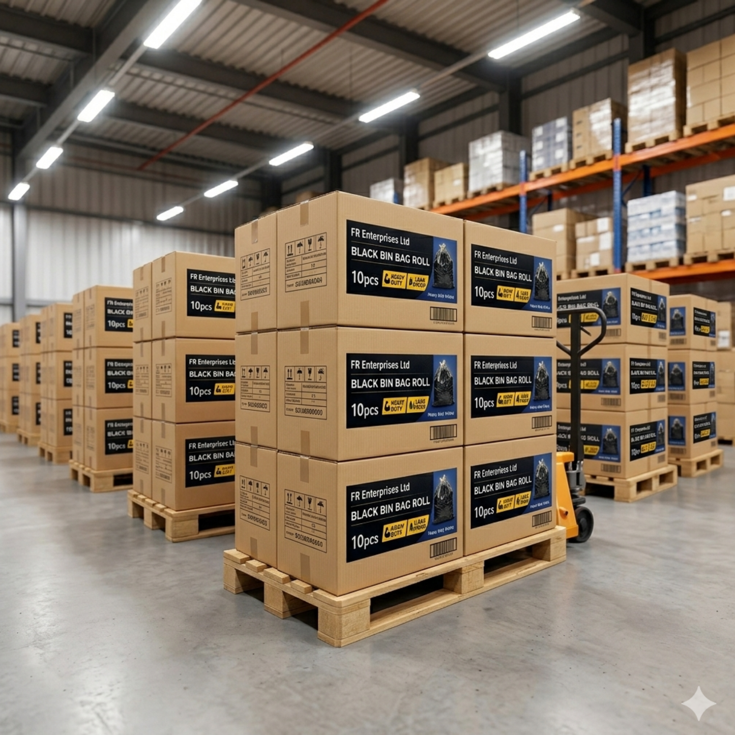 Ultra-Strong Heavy Duty Bin Bags- 10x30