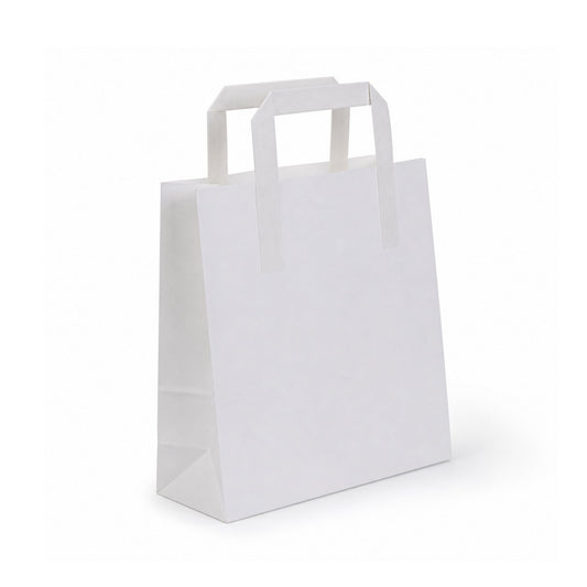 Eco-Friendly White SOS Paper Bag | Sustainable High-Strength Bags