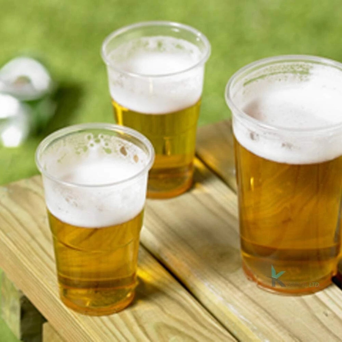 Clear Reusable Plastic Beer Cups
