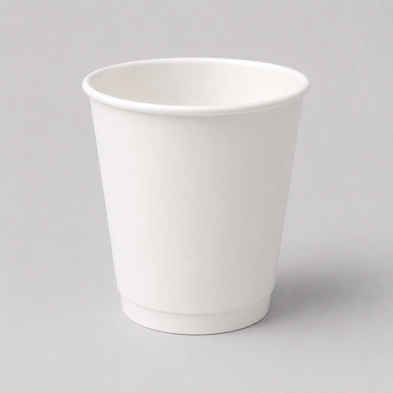 7oz White Coffee Cups - Single Wall
