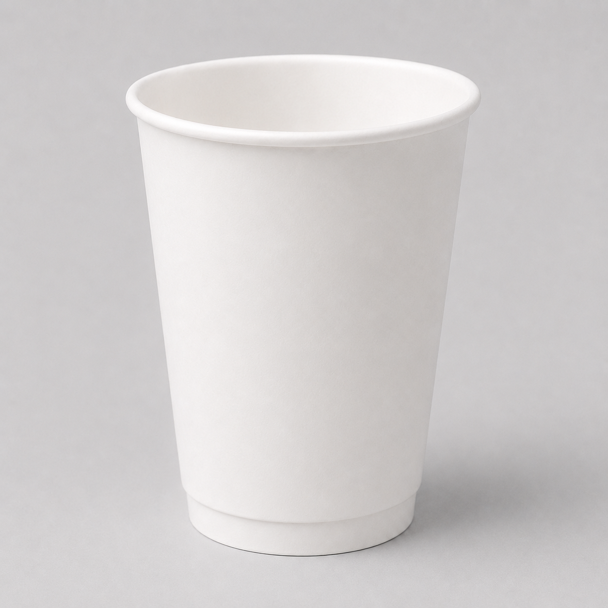 8oz White Coffee Cups - Single Wall
