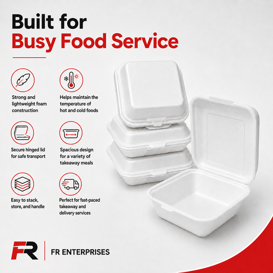 MP6 Next Gen Foam Box- Takeaway Containers
