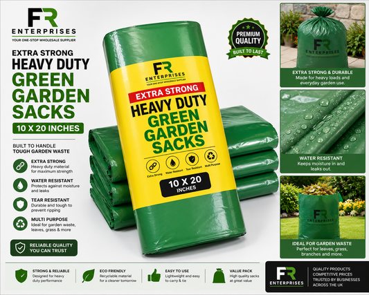 Extra Heavy Duty Green Garden Sacks- 10X20