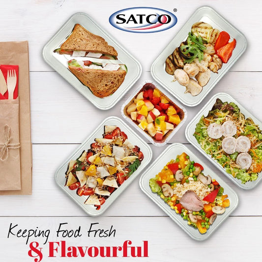 Satco Heavy Duty Microwave Container with Lids