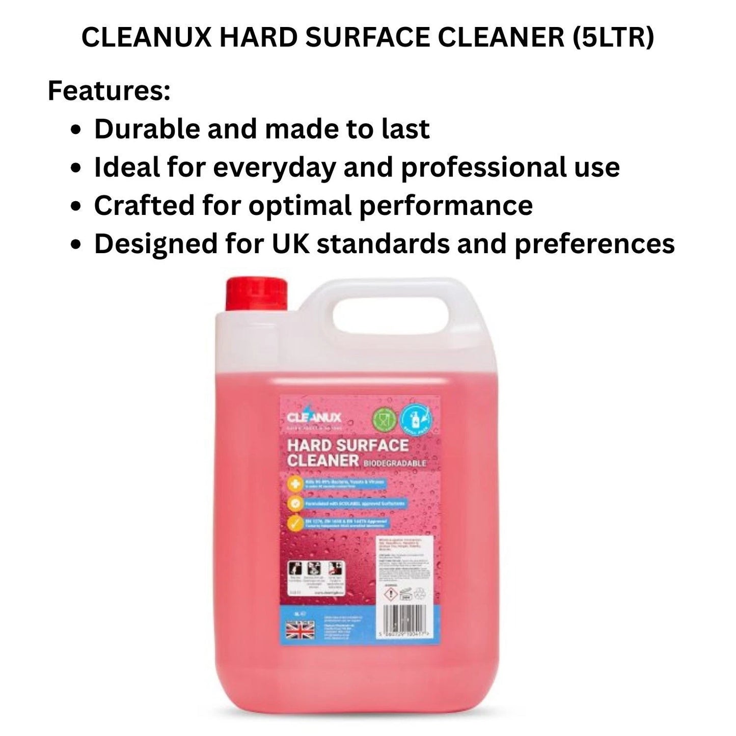 Cleanux Hard Surface Cleaner- 5L