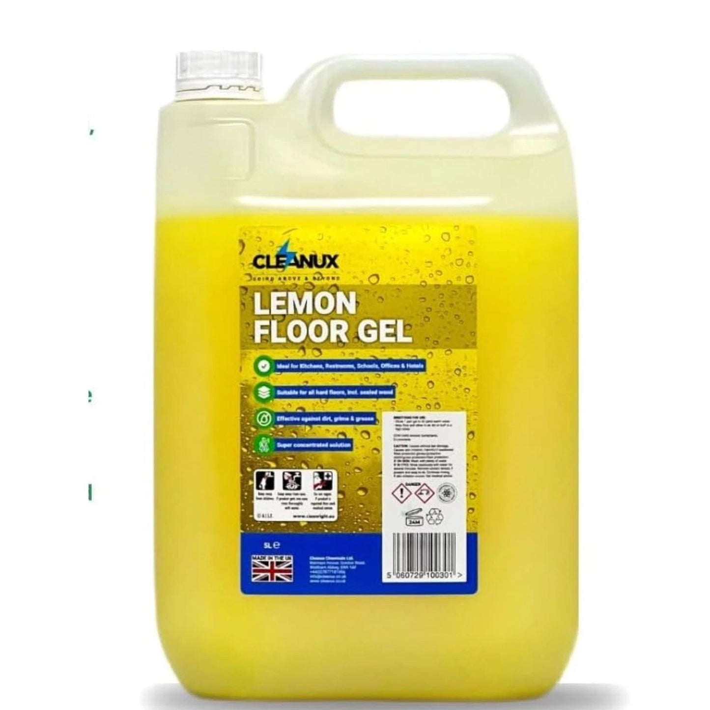 Cleanux Lemon Floor Gel- 5L