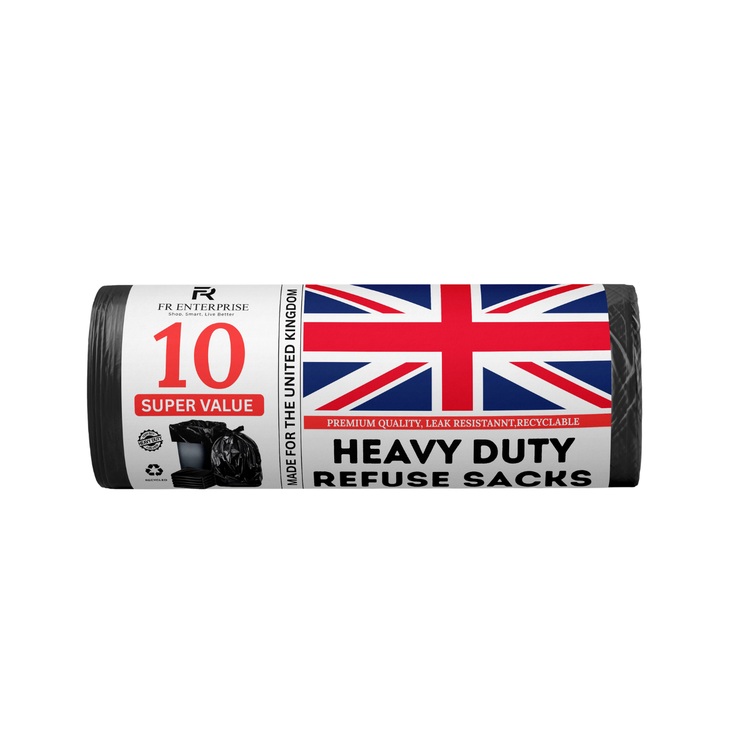 Black Bin Bag Roll (10x30)