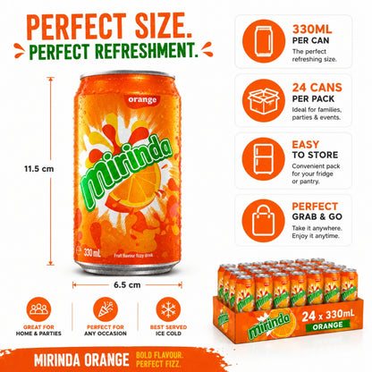 CAN Mirinda Orange 24X330ML EU