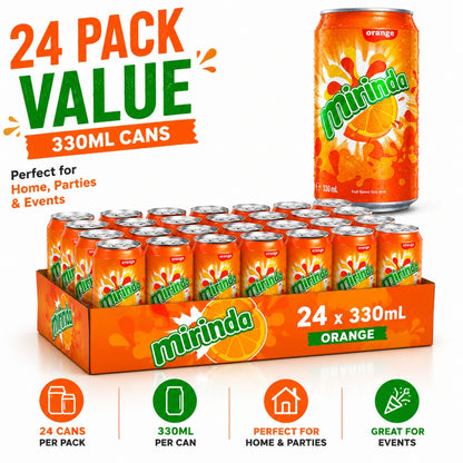 CAN Mirinda Orange 24X330ML EU