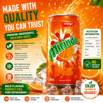 CAN Mirinda Orange 24X330ML EU