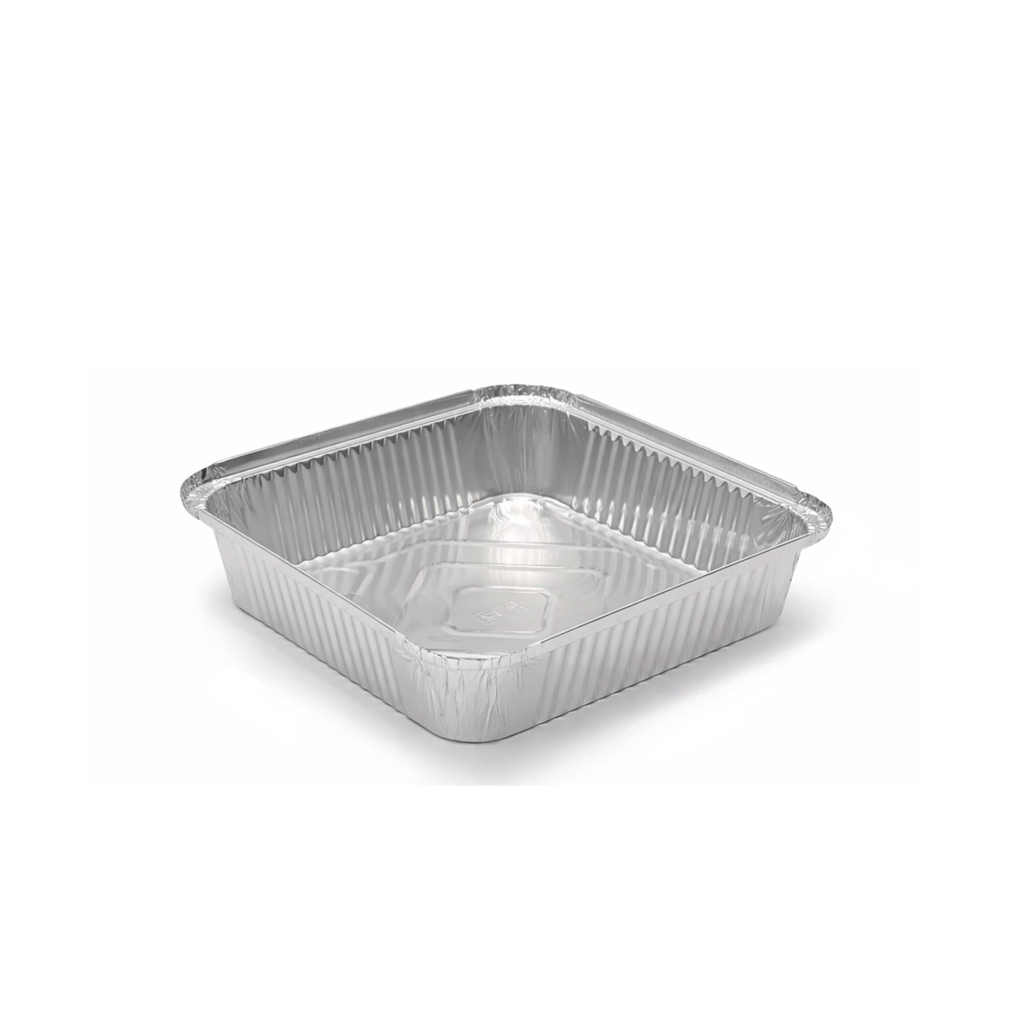 Heavy-Duty Aluminum Foil Containers with Lids- 9x9x2