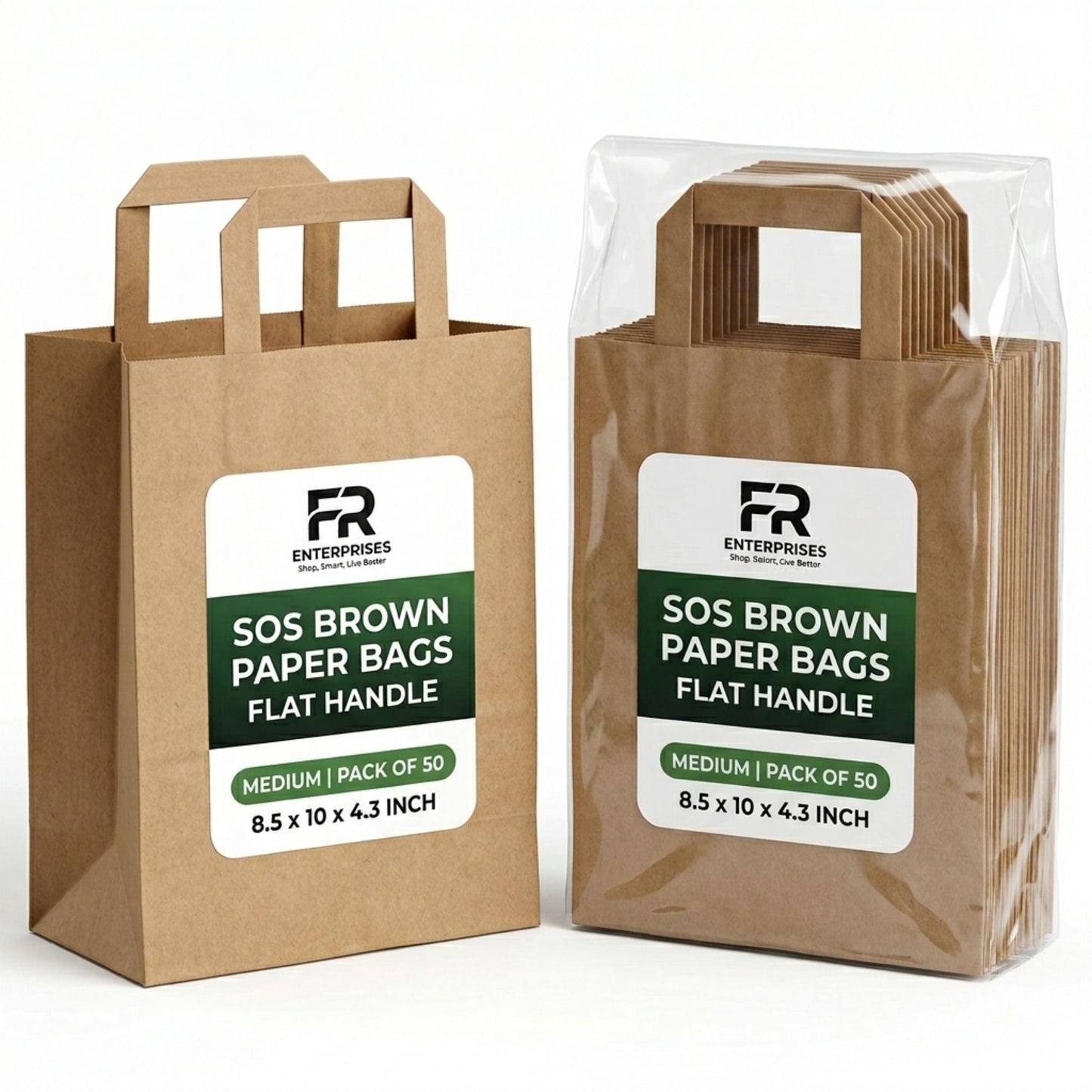 Eco-Friendly Brown SOS Paper Bag Medium