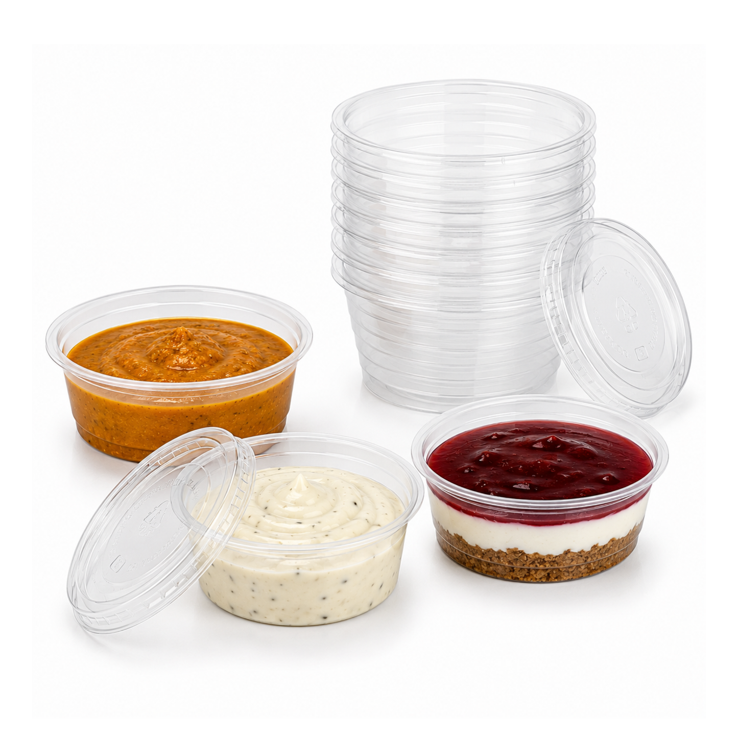 FR Heavy Duty Sauce Cups with Lids