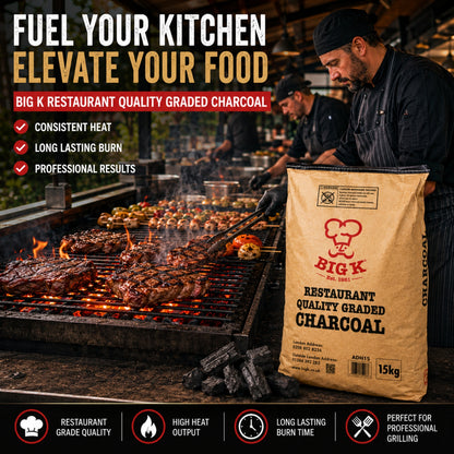 15kg Dura Restaurant Grade Lumpwood Charcoal