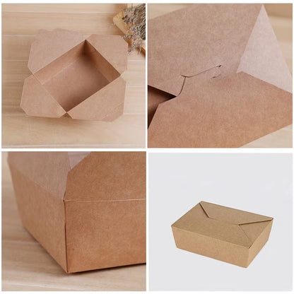The Ultimate Eco-Friendly Brown Takeaway Box No. 2 | Sturdy & Leak-Proof