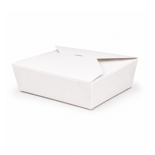 The Ultimate Eco-Friendly White Takeaway Box| Sturdy & Leak-Proof