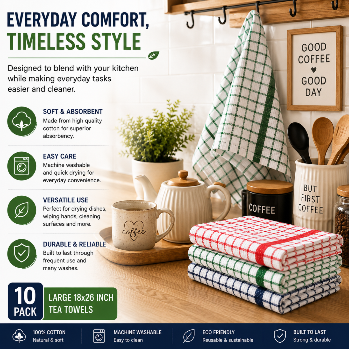 Tea Towel Large- 18X26
