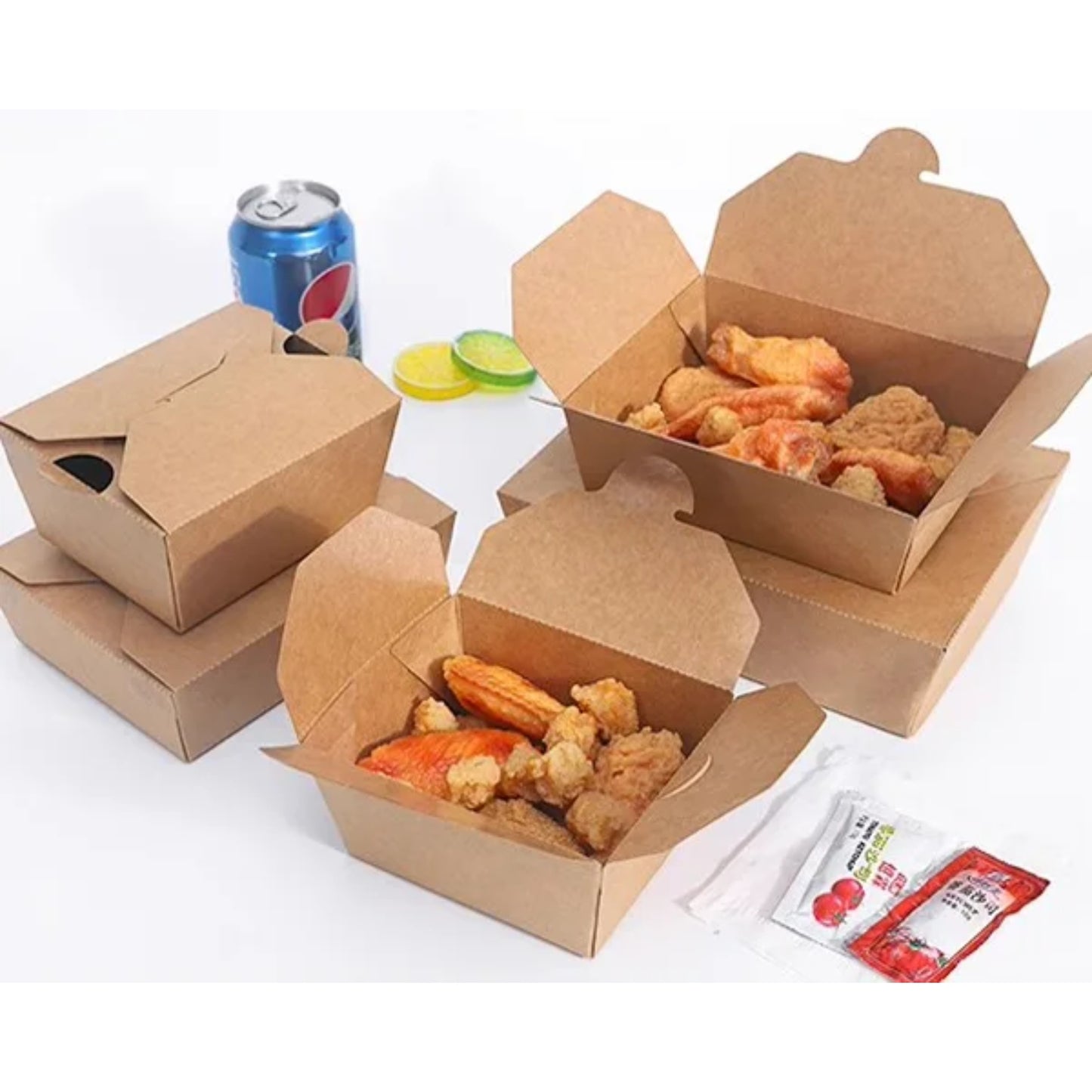 The Ultimate Eco-Friendly Brown Takeaway Box No. 2 | Sturdy & Leak-Proof
