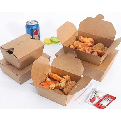 The Ultimate Eco-Friendly Brown Takeaway Box No. 2 | Sturdy & Leak-Proof