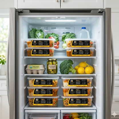 Heavy Duty Microwave Container with Lids