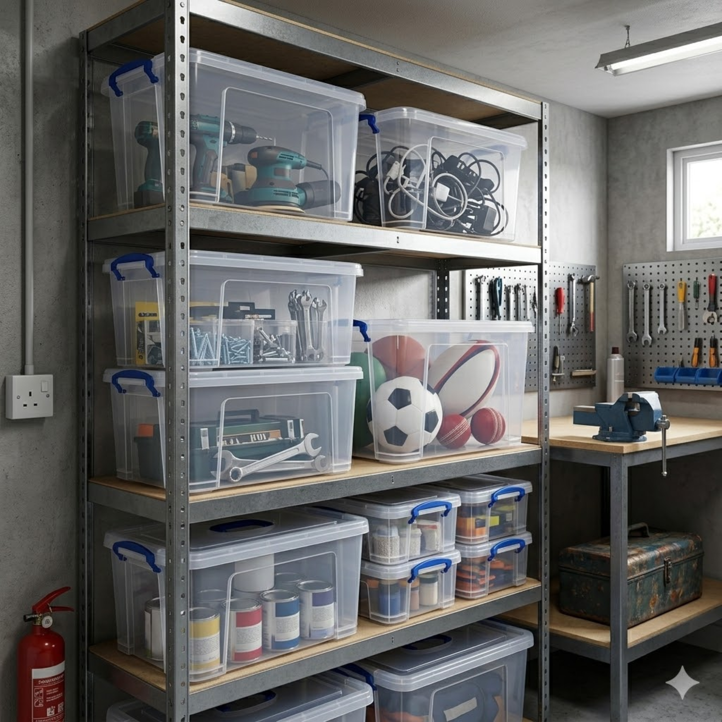 Clear Rectangle Storage Box