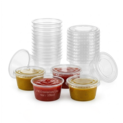 FR Heavy Duty Sauce Cups with Lids