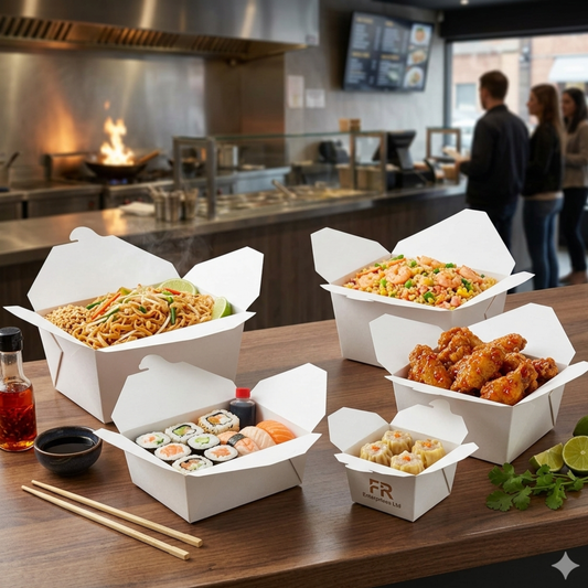 The Ultimate Eco-Friendly White Takeaway Box| Sturdy & Leak-Proof