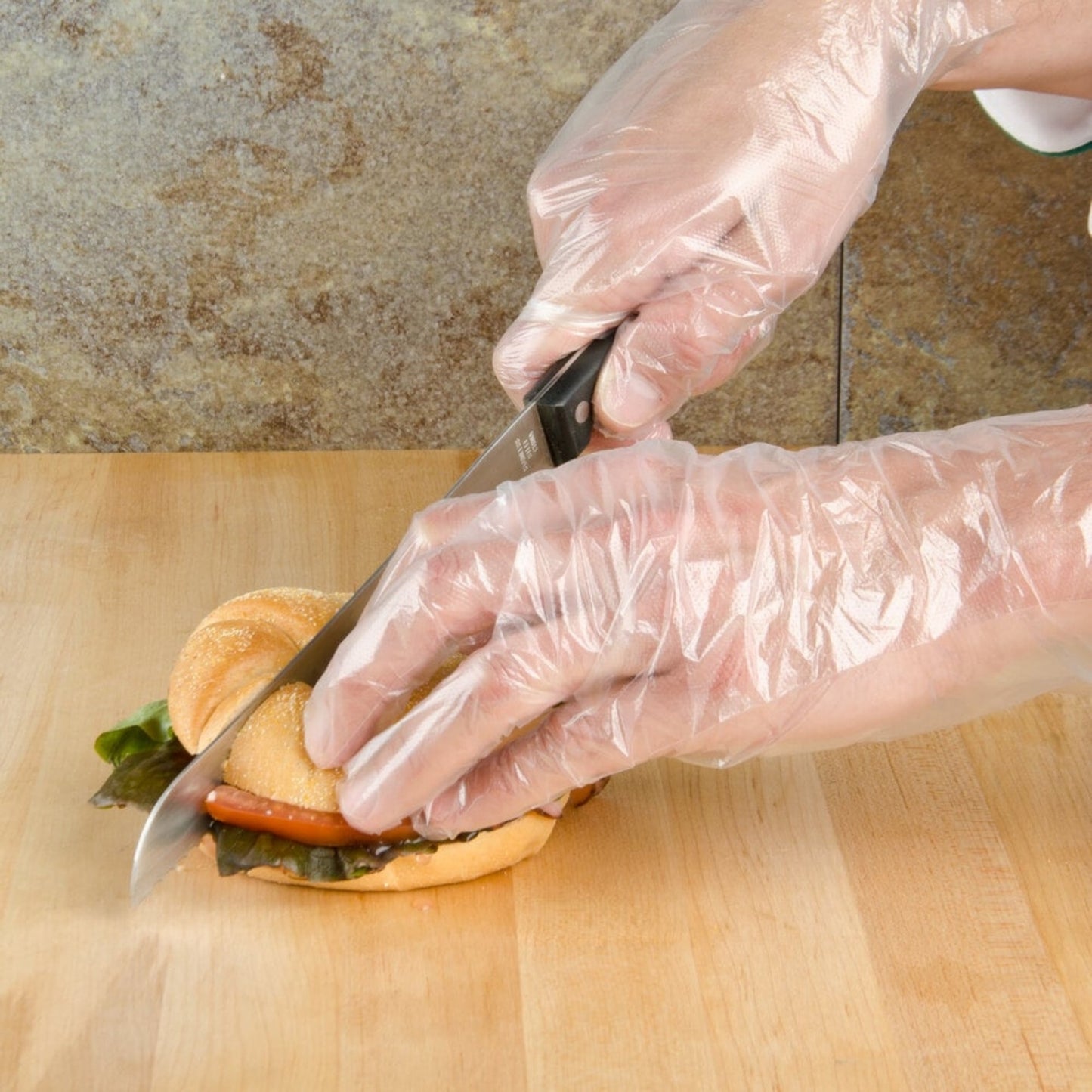 Large Natural Poly Gloves – Food Safe & Lightweight