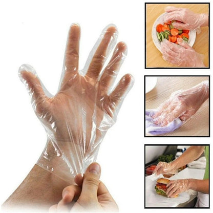 Large Natural Poly Gloves – Food Safe & Lightweight