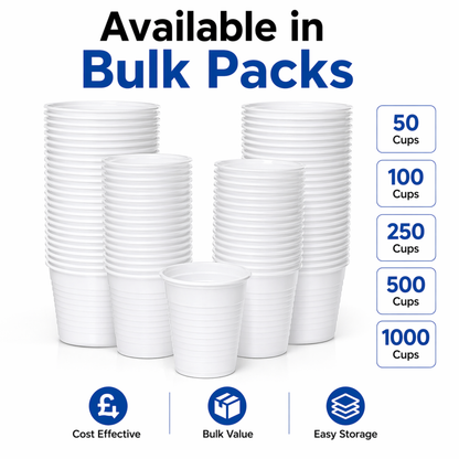 Eco-Friendly Paper Water Cups 7oz | 100% Recyclable