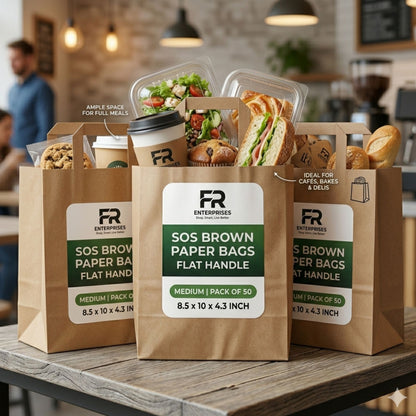 Eco-Friendly Brown SOS Paper Bag Medium