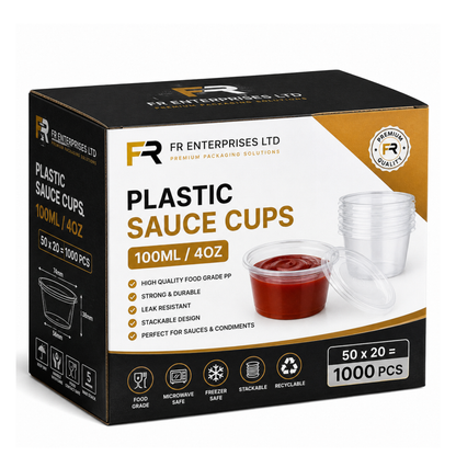 FR Heavy Duty Sauce Cups with Lids