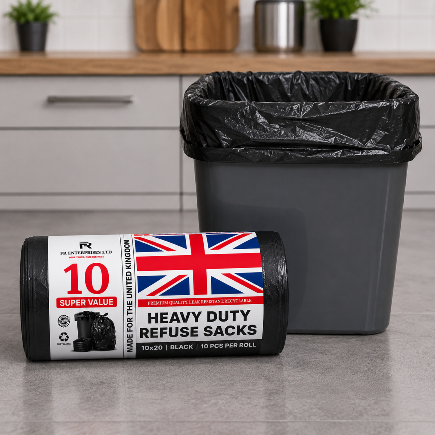 Ultra-Strong Heavy Duty Refuse Sacks- 10x20
