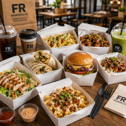 The Ultimate Eco-Friendly White Takeaway Box| Sturdy & Leak-Proof