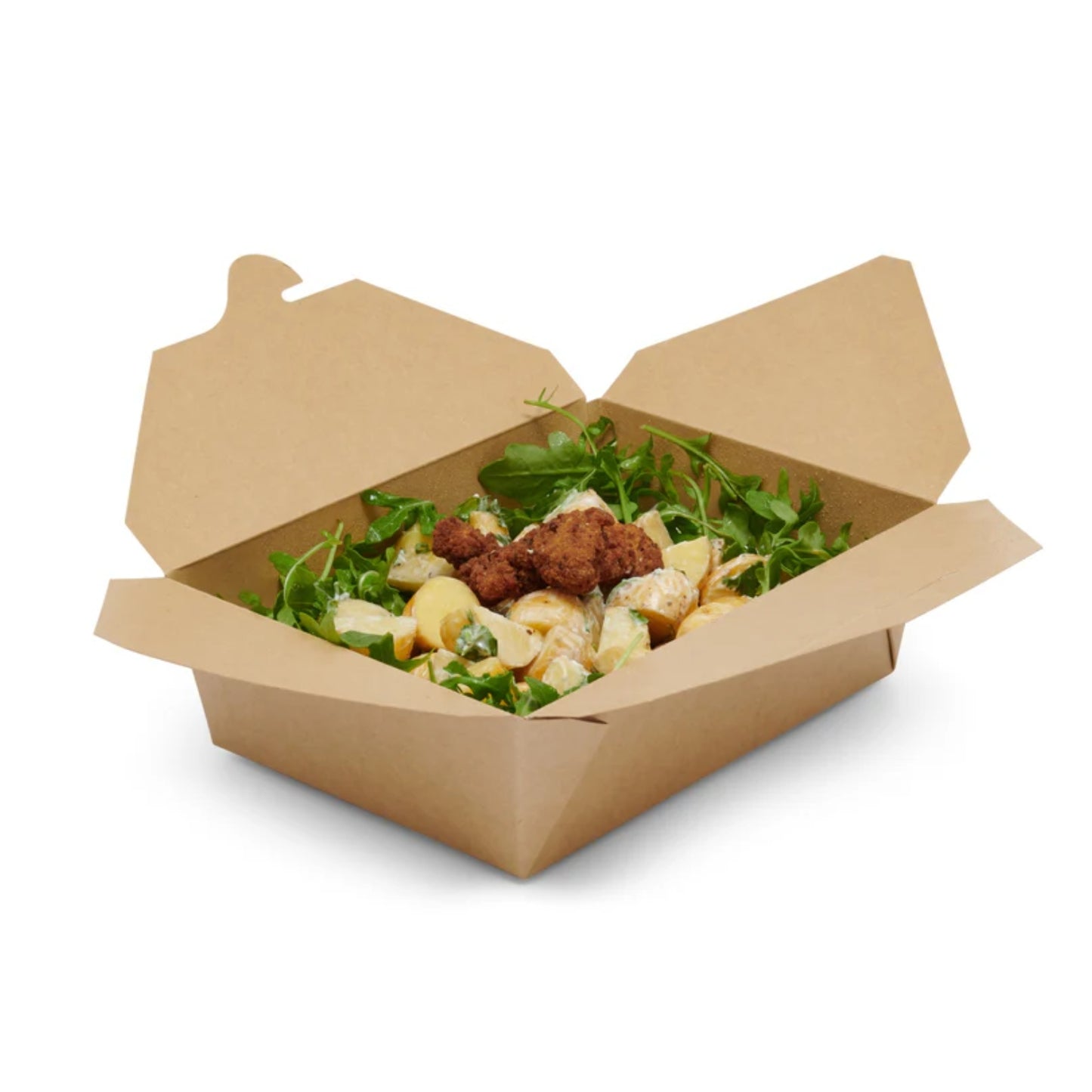 The Ultimate Eco-Friendly Brown Takeaway Box No. 3 | Sturdy & Leak-Proof
