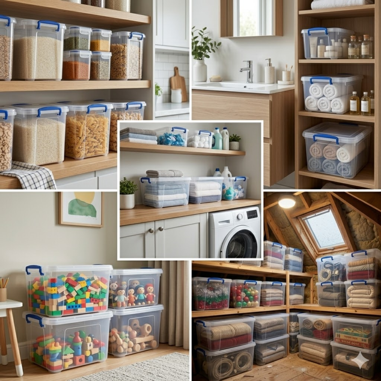 Clear Rectangle Storage Box