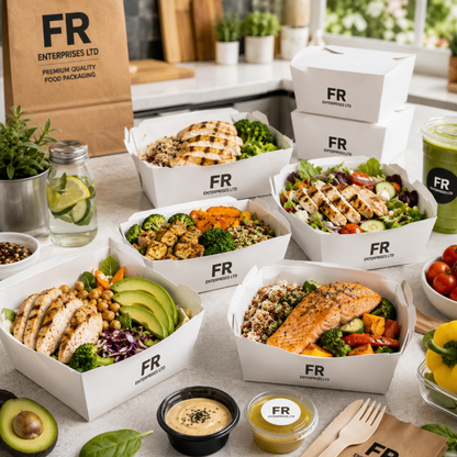 The Ultimate Eco-Friendly White Takeaway Box| Sturdy & Leak-Proof
