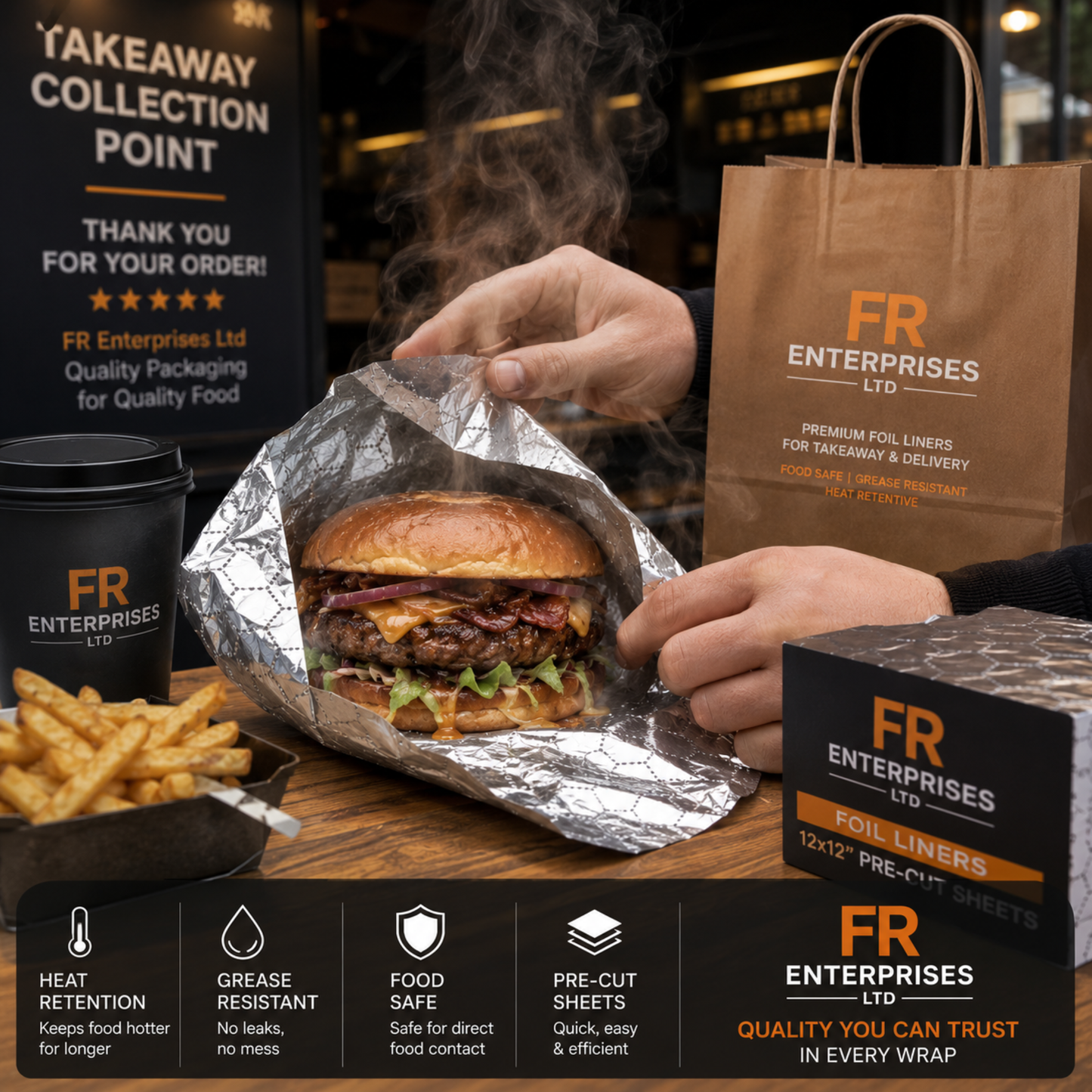 Foil Liners- 12X12