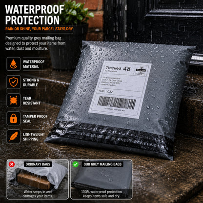 Grey Mailing Bags