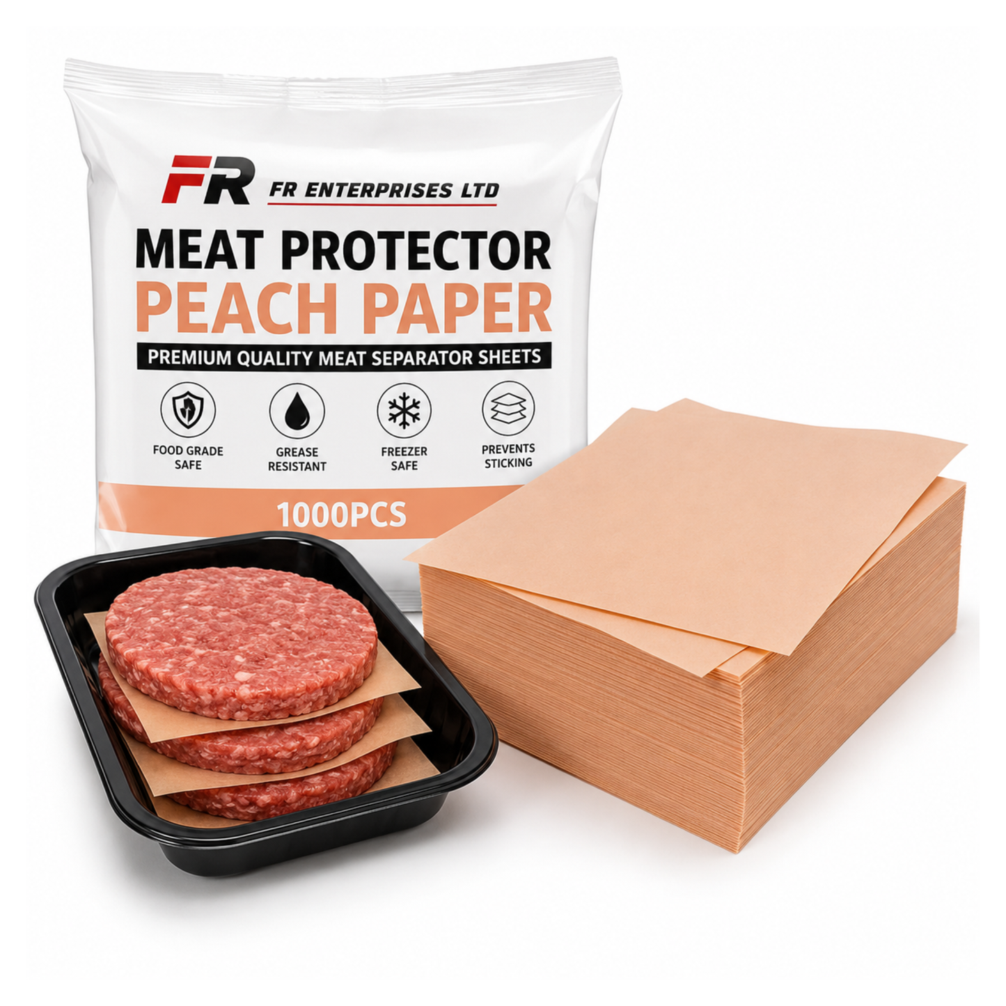 Meat Protector Peach Paper
