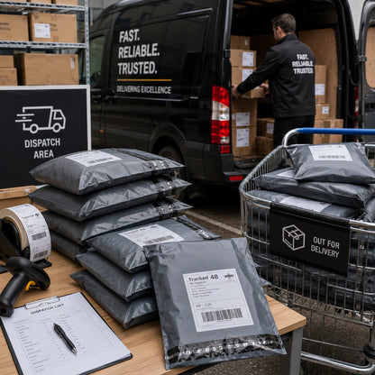 Grey Mailing Bags