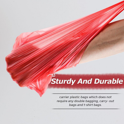 Jumbo Heavy Duty Poly Carrier Bags- 13x19x23