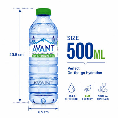Avant Natural Mineral Water 500ml